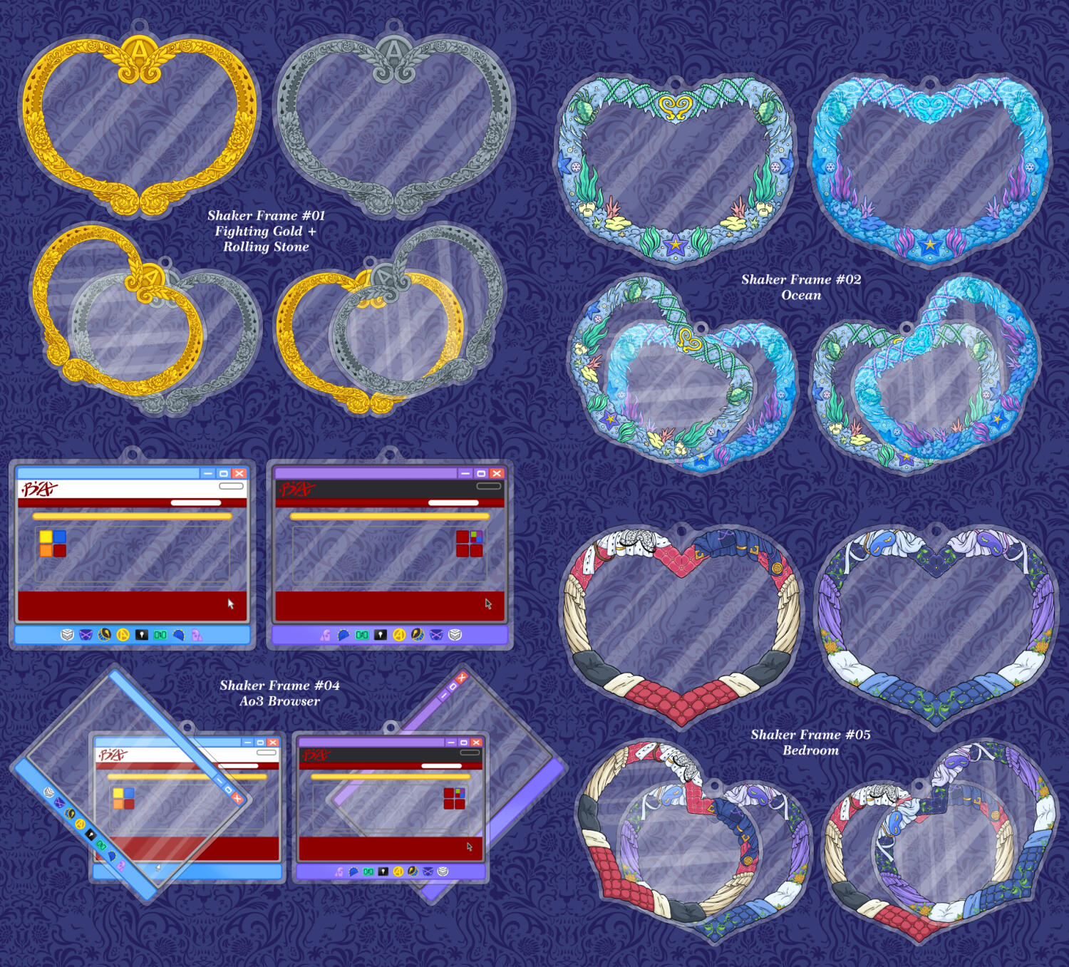 BruAbba AU shaker frames