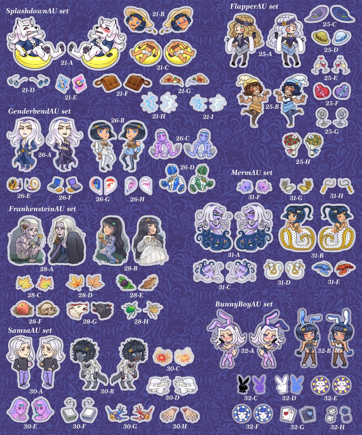 BruAbba AU inserts