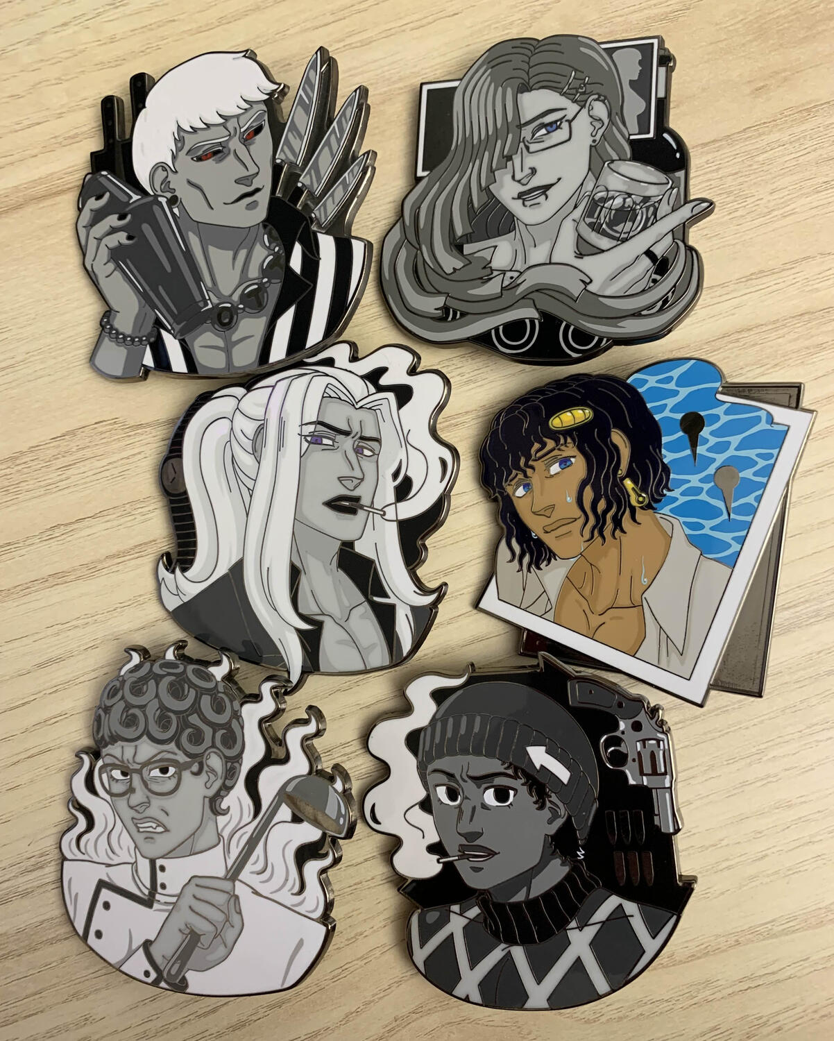NosediveAU Enamel Pins