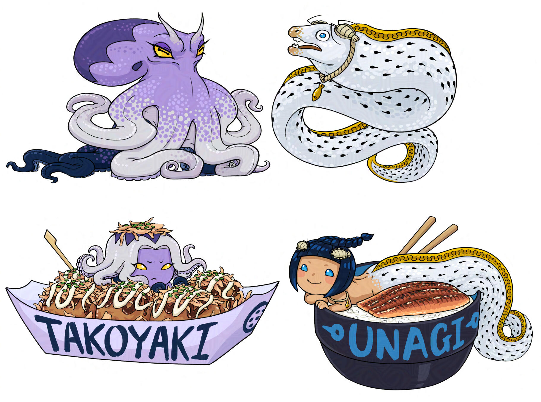 MermAU stickers