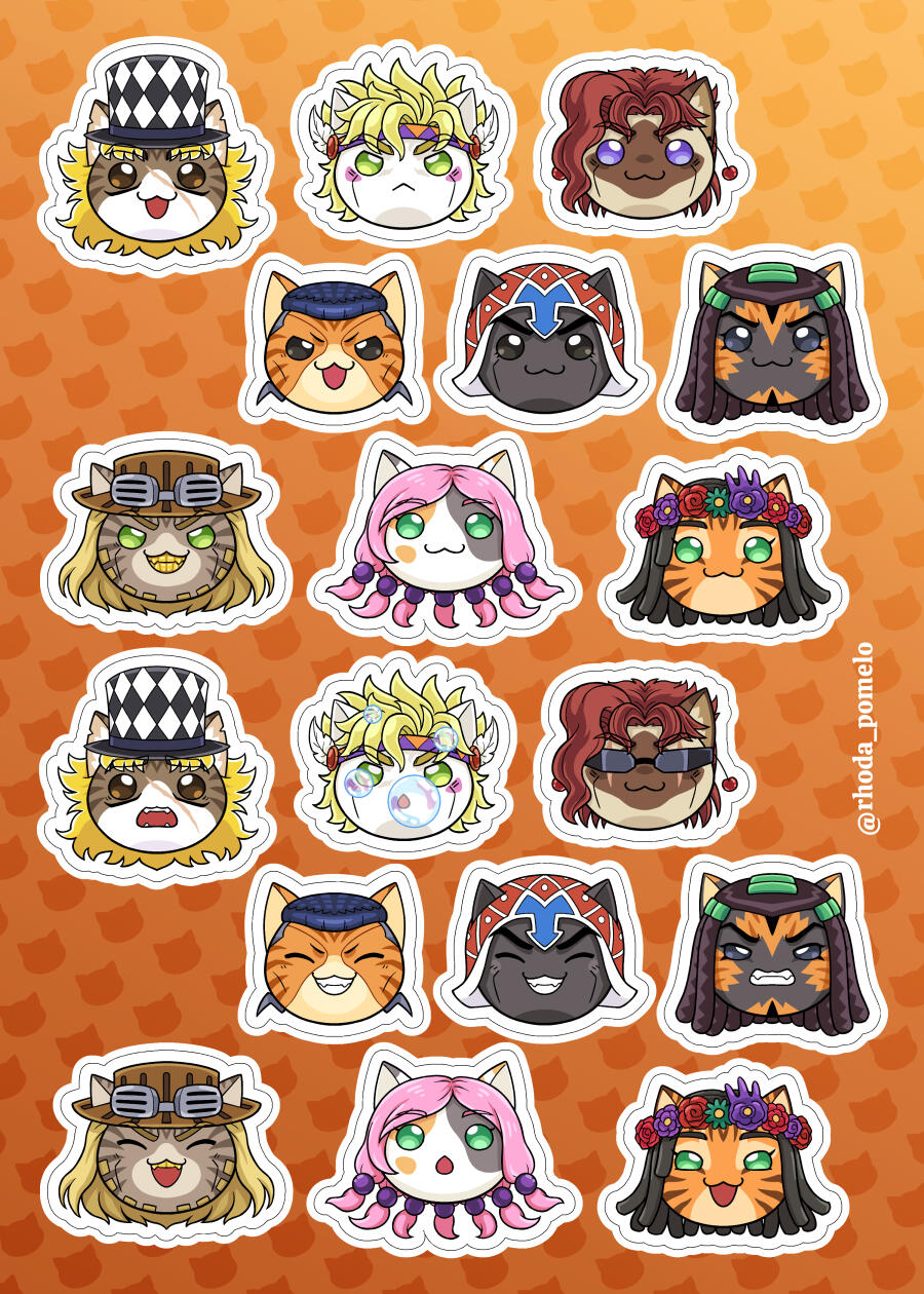 JBros sticker sheet, glossy, matte available