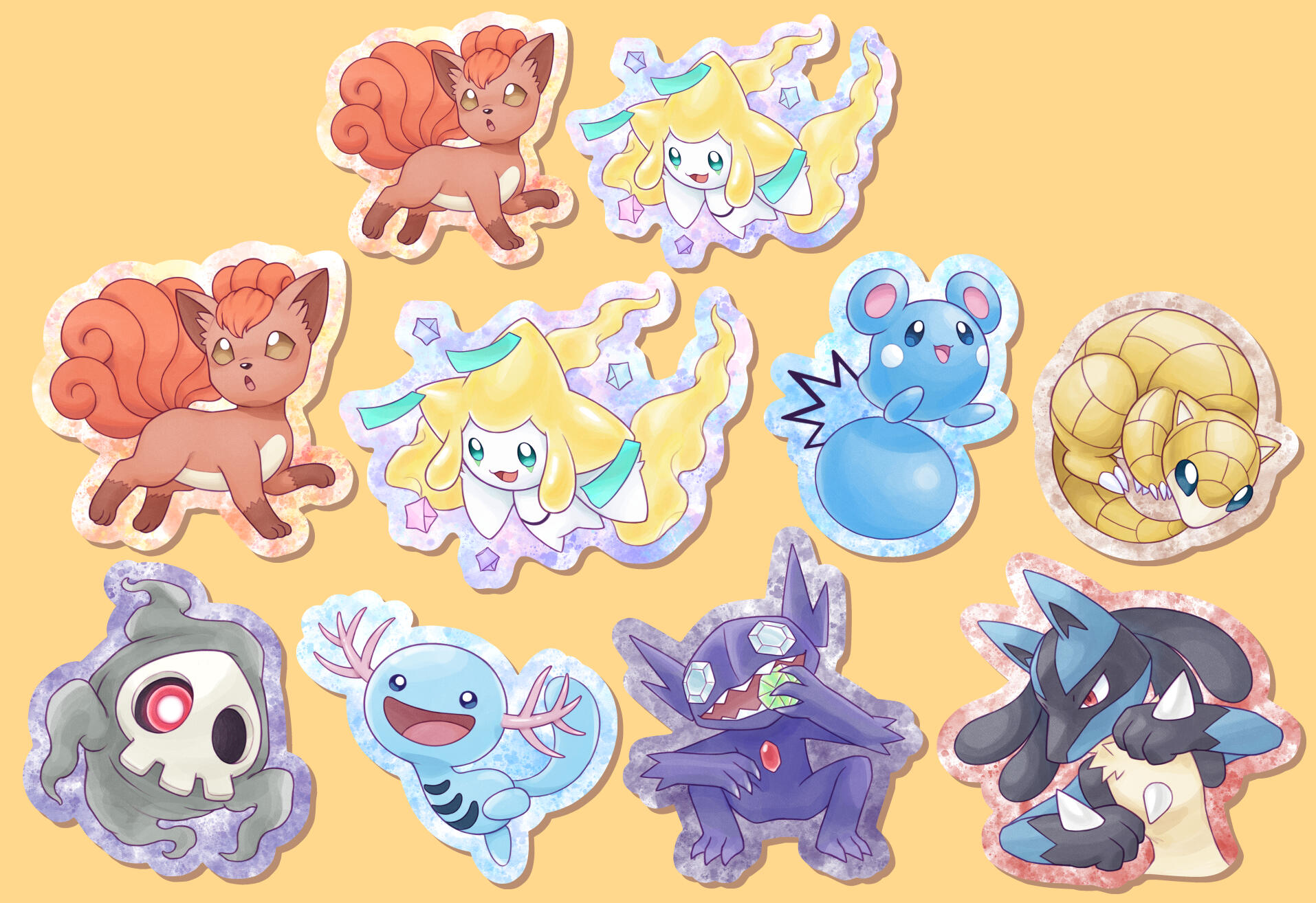 Pokemon die cuts