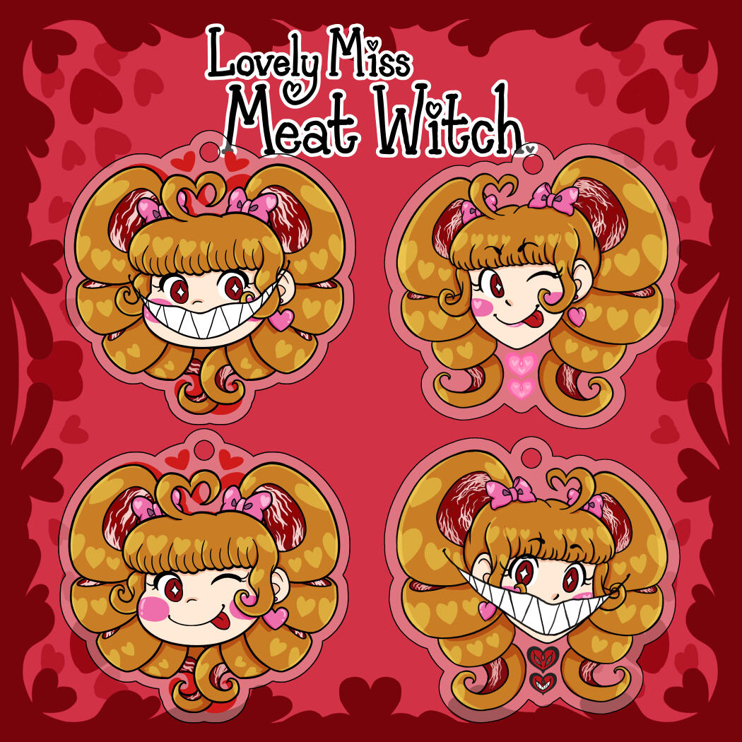 Meat Witch and chibi ver acrylic charms